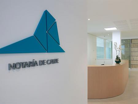 Architecture project, interior design project and project management of the notary of Calpe - Costa Blanca
